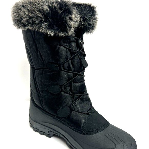 Kamik Womens Momentum Snow Boot Black Size 10.5 M - Picture 2 of 9